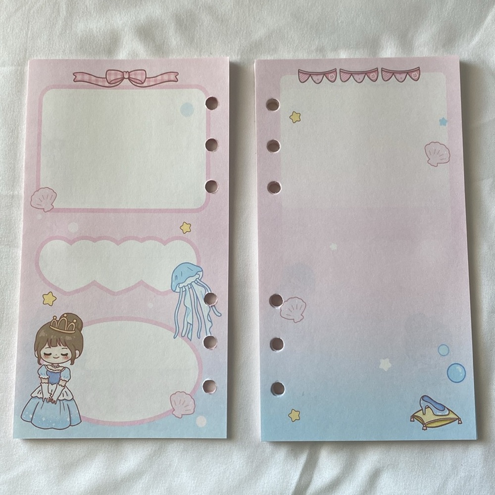 A6 Planner Kawaii Princess Pink - Picture 6 of 12